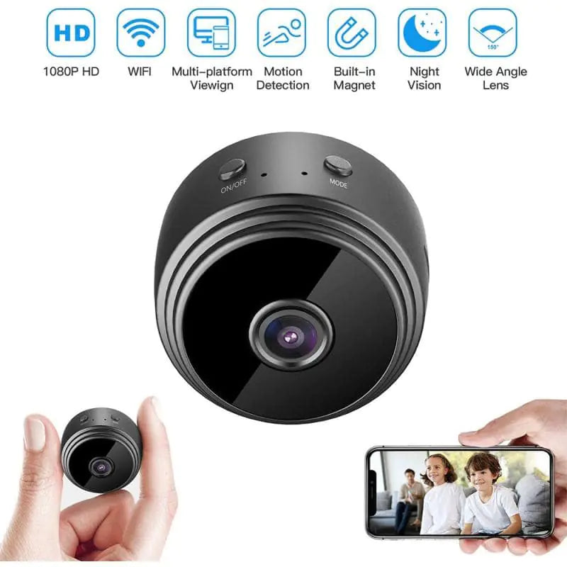 Mini Smart WiFi Security Camera | Home Security 24/7