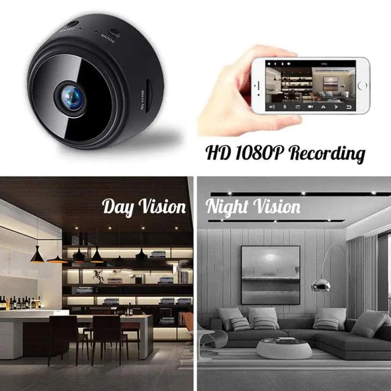Mini Smart WiFi Security Camera | Home Security 24/7