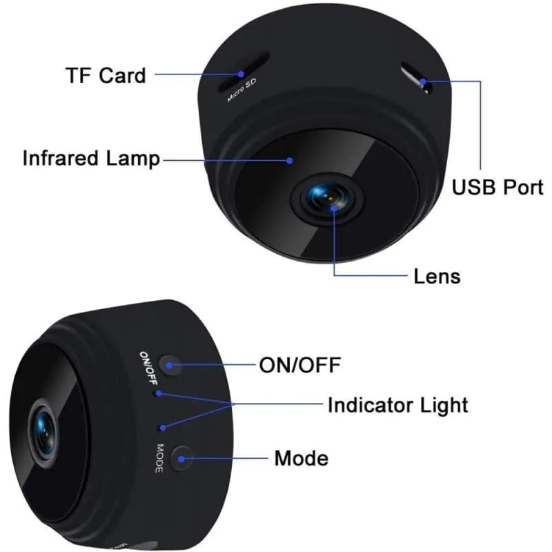 Mini Smart WiFi Security Camera | Home Security 24/7